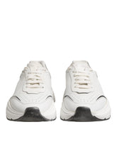 Dolce & Gabbana White Daymaster Leather Low Top Sneakers Shoes